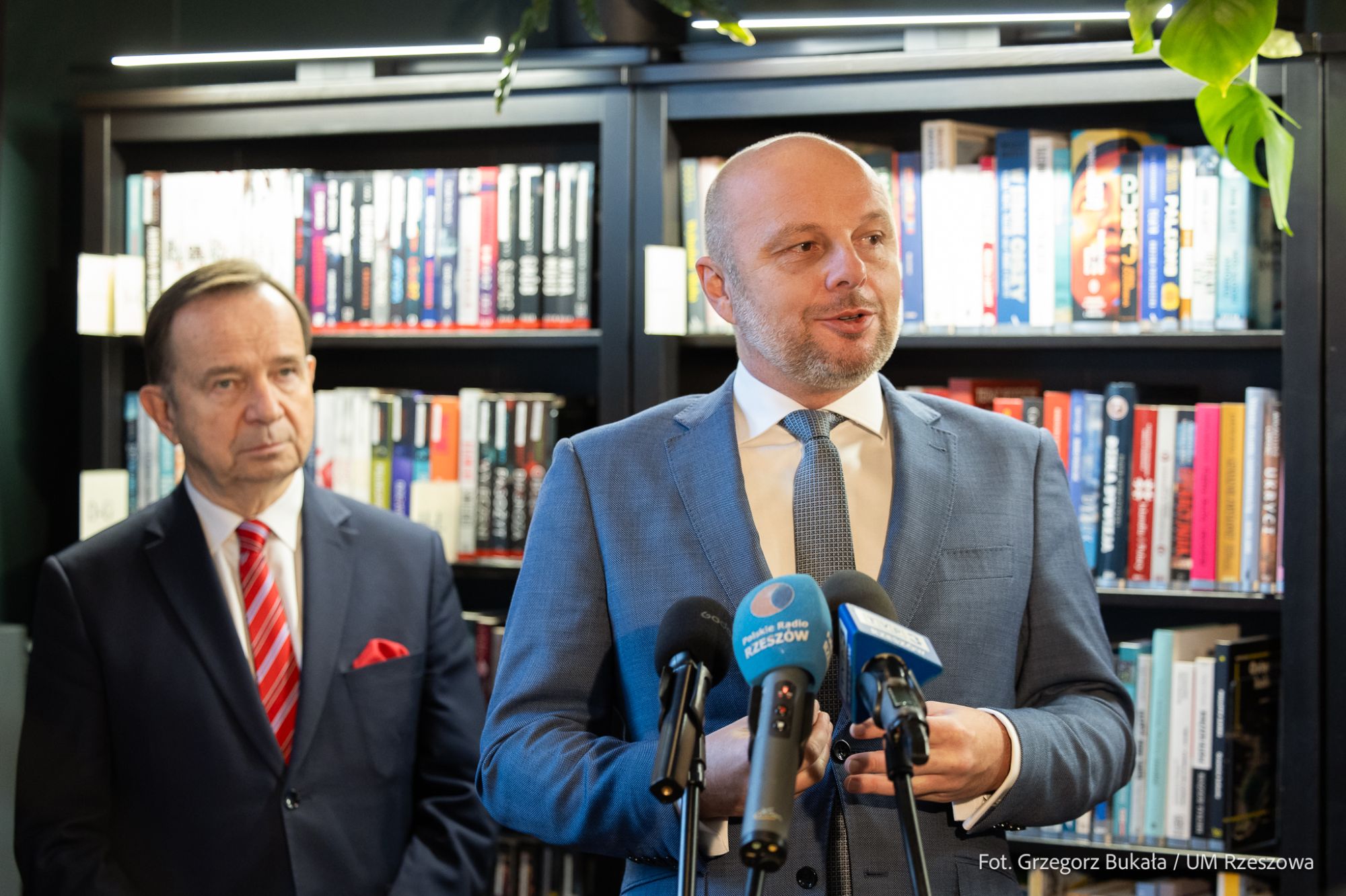 zdjęcie ze spotkania dot. budowy biblioteki wraz z centrum kongresowo-wystawienniczym w Rzeszowie, fot. Grzegorz Bukała